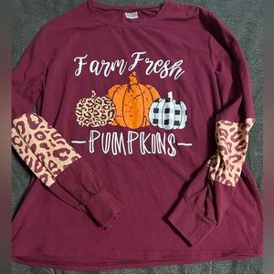 Size large fall shirt